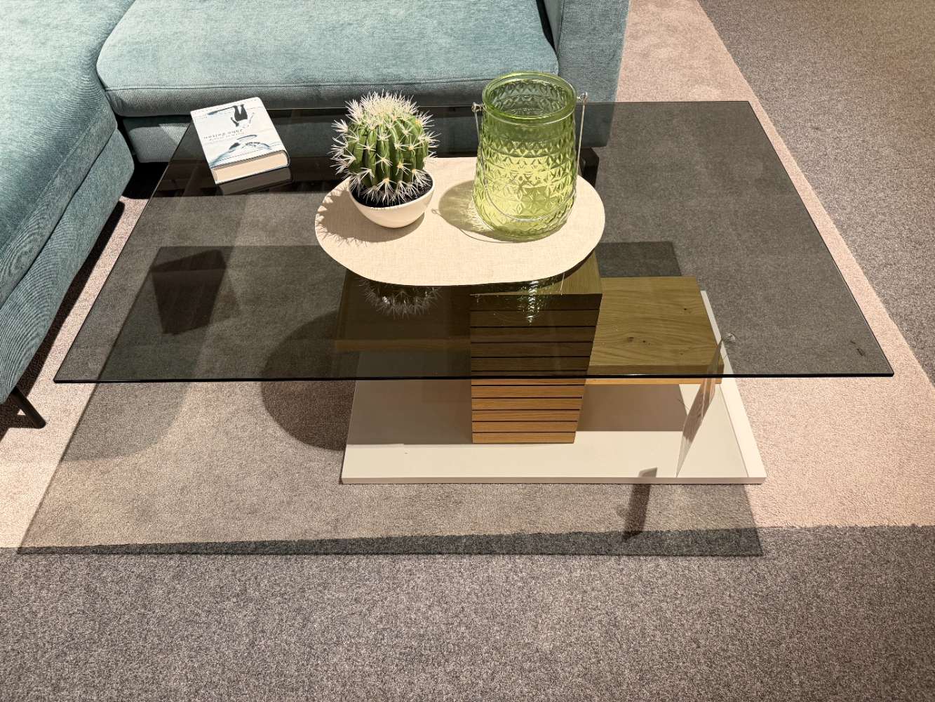 Couchtisch modern / Parsolglas