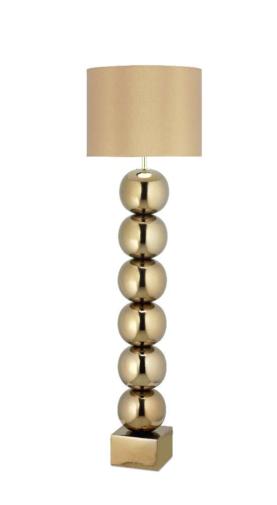 AGL Stehlampe Bilba 1flg Keramik goldfarben⚡️Sparpreis⚡️