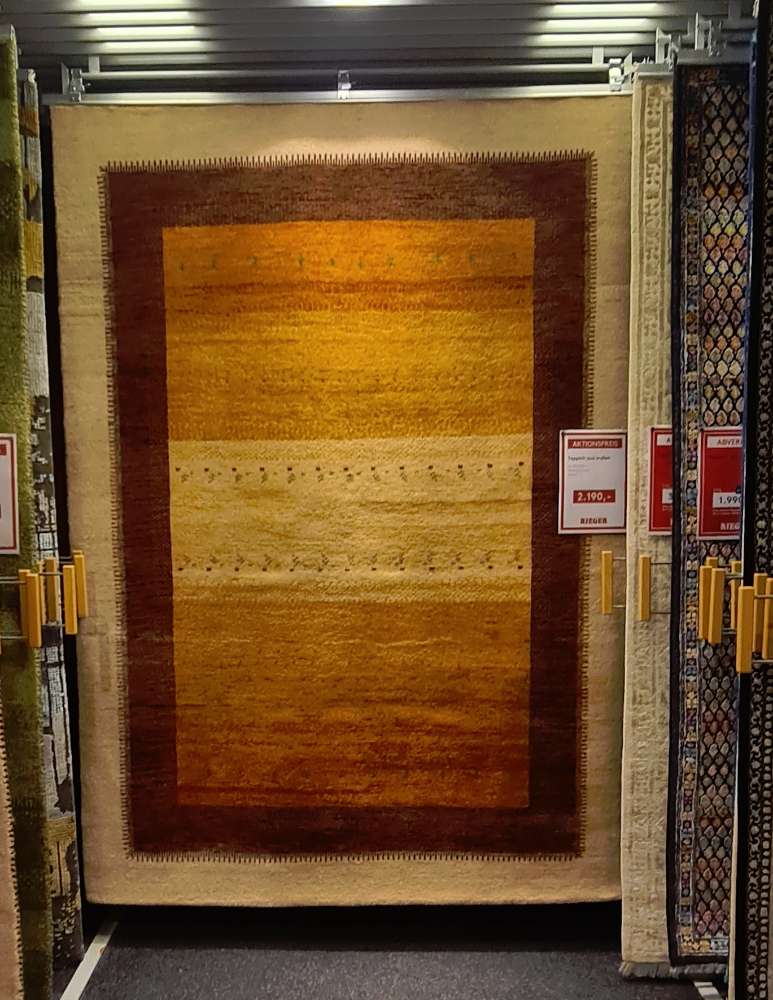 Teppich aus Indien ca.170x240cm terracotta⚡️Sparpreis⚡️