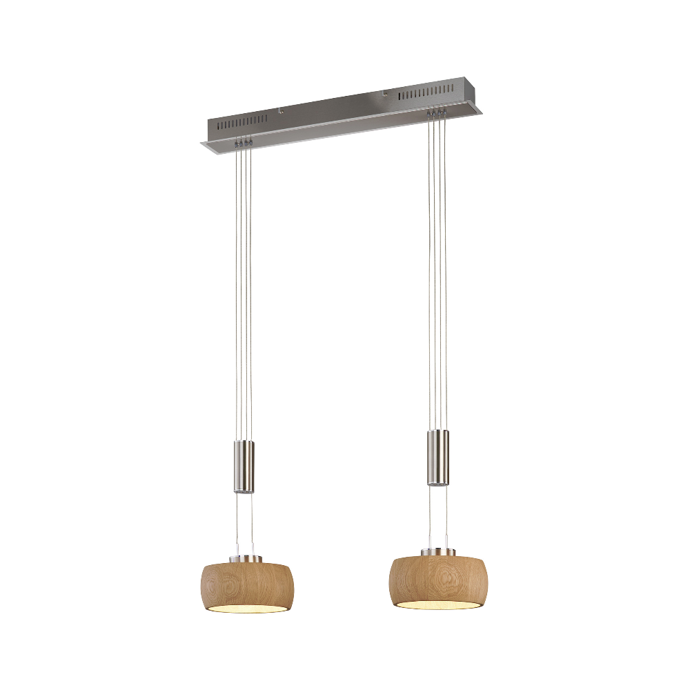 LED Pendellampe Shine-Wood 2 flammig⚡️Sparpreis⚡️