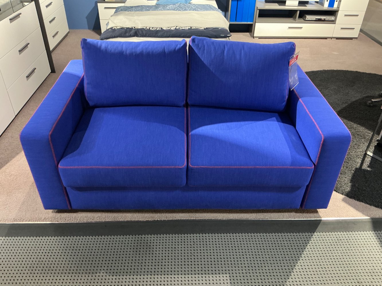 Schlafsofa ca. 187x70x109 cm in blau