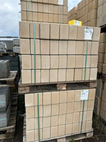 Vios Palisaden „Betonglatt“ Beige 18,75x12x80 cm (Restposten)
