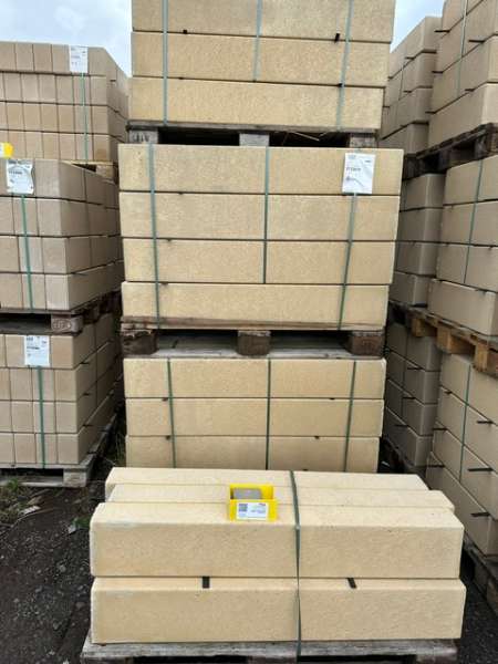 Vios Palisaden „Betonglatt“ Beige 18,75x12x120 cm (Restposten)