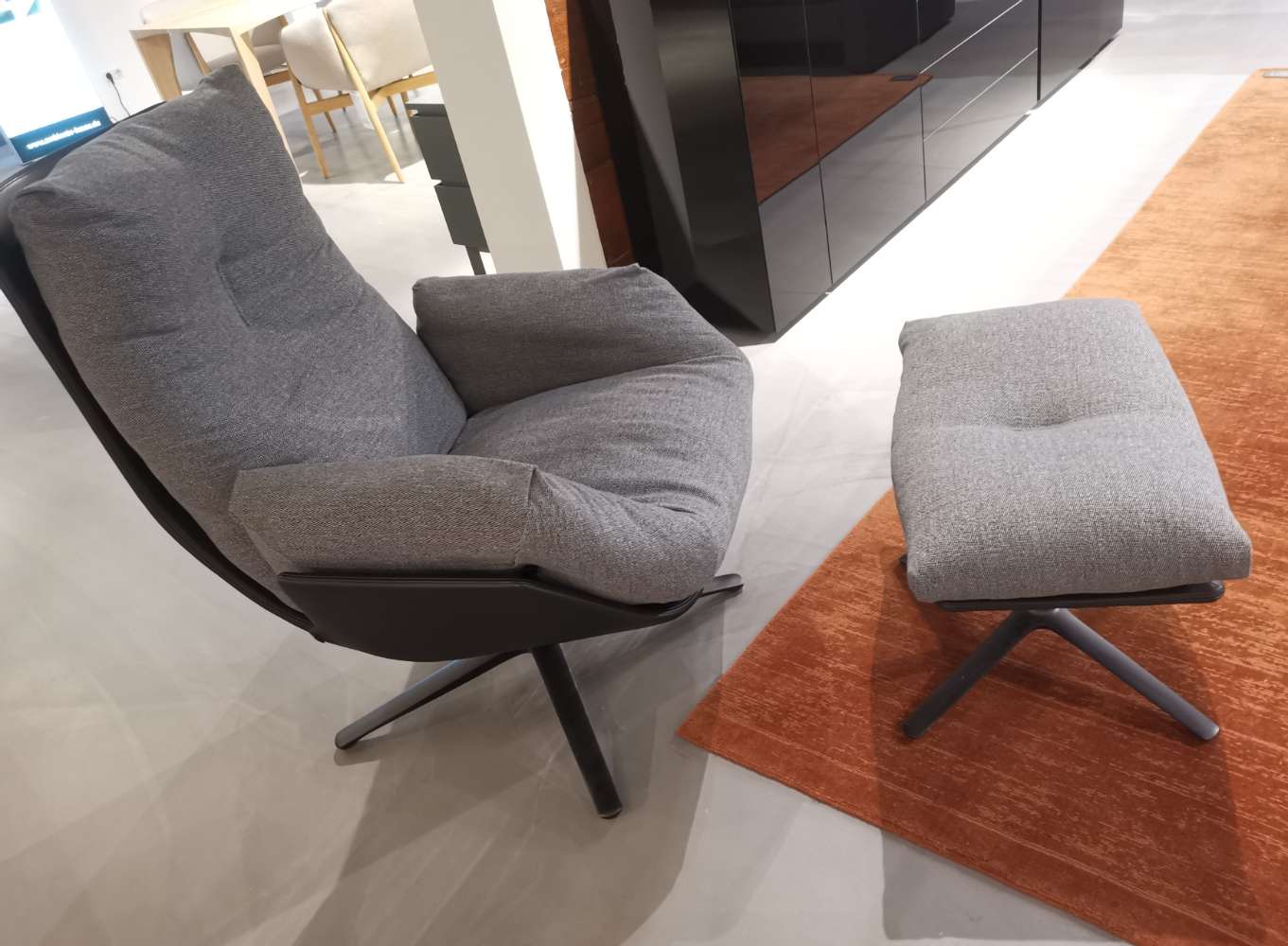 Möbel, Cor, Relax- Sessel + Hocker Cordia Lounge