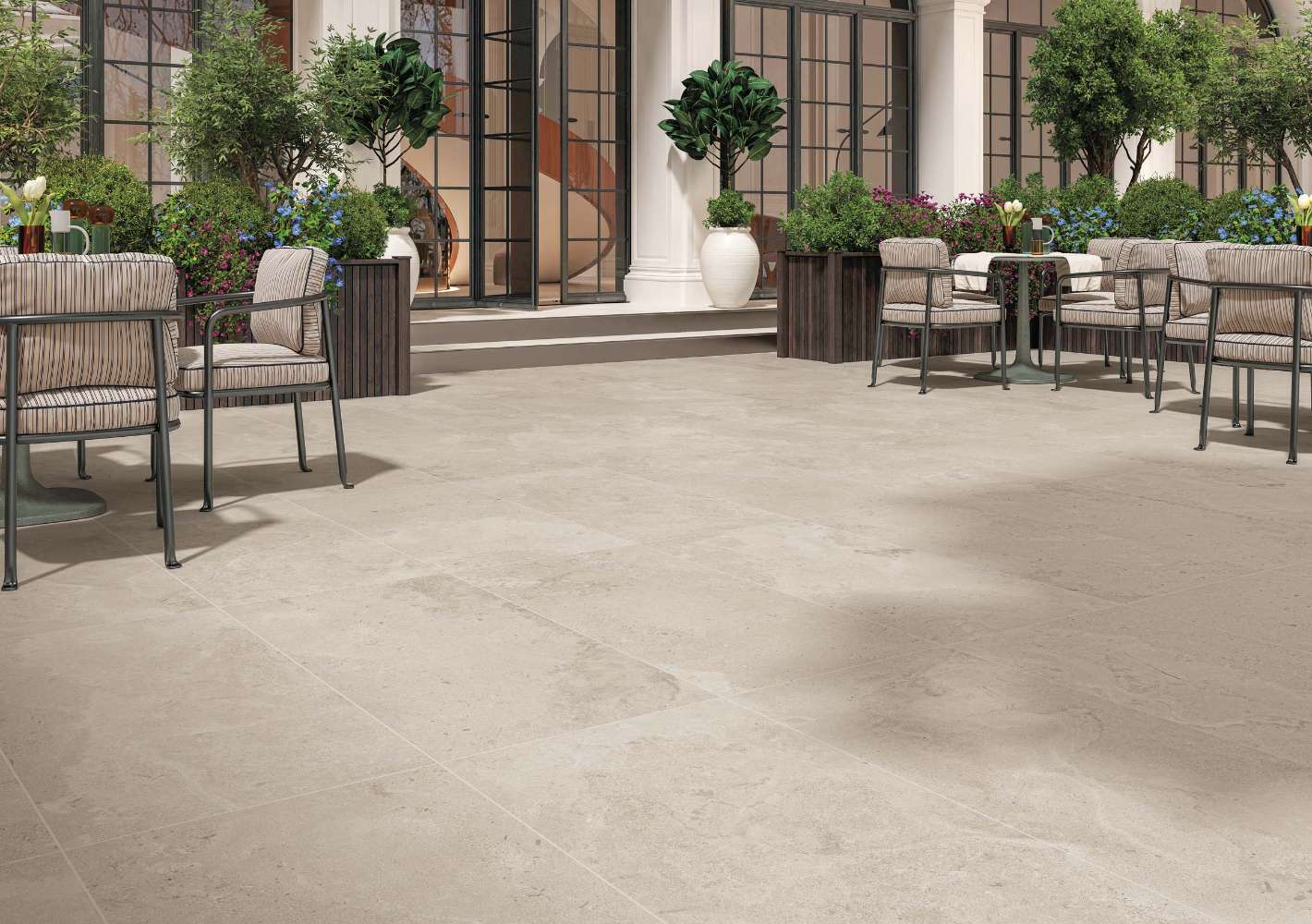 Kairn Sable Keramik 60x60x2 cm rektifiziert Outdoor Plus (2.Wahl)