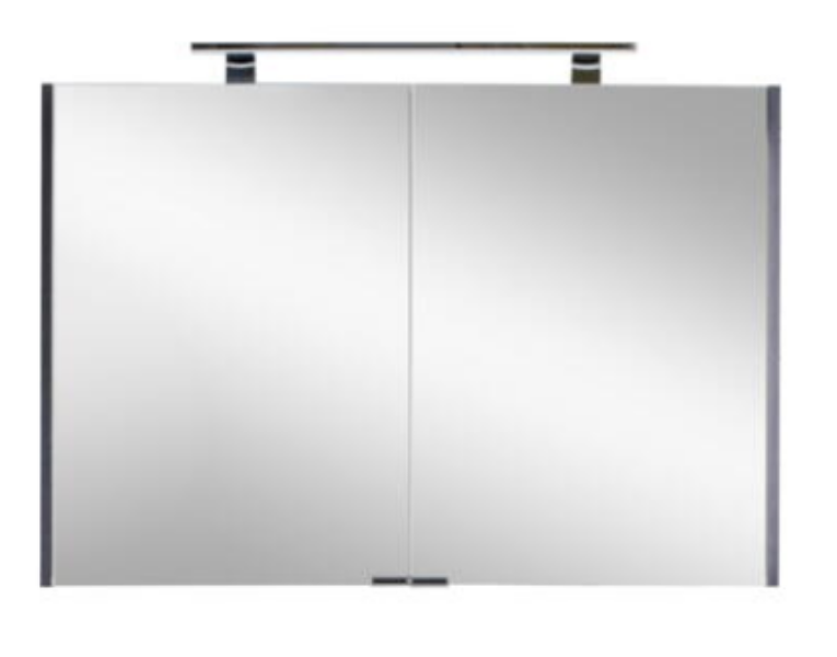 Spiegelschrank B:80 cm (50-30)  in anthrazit matt