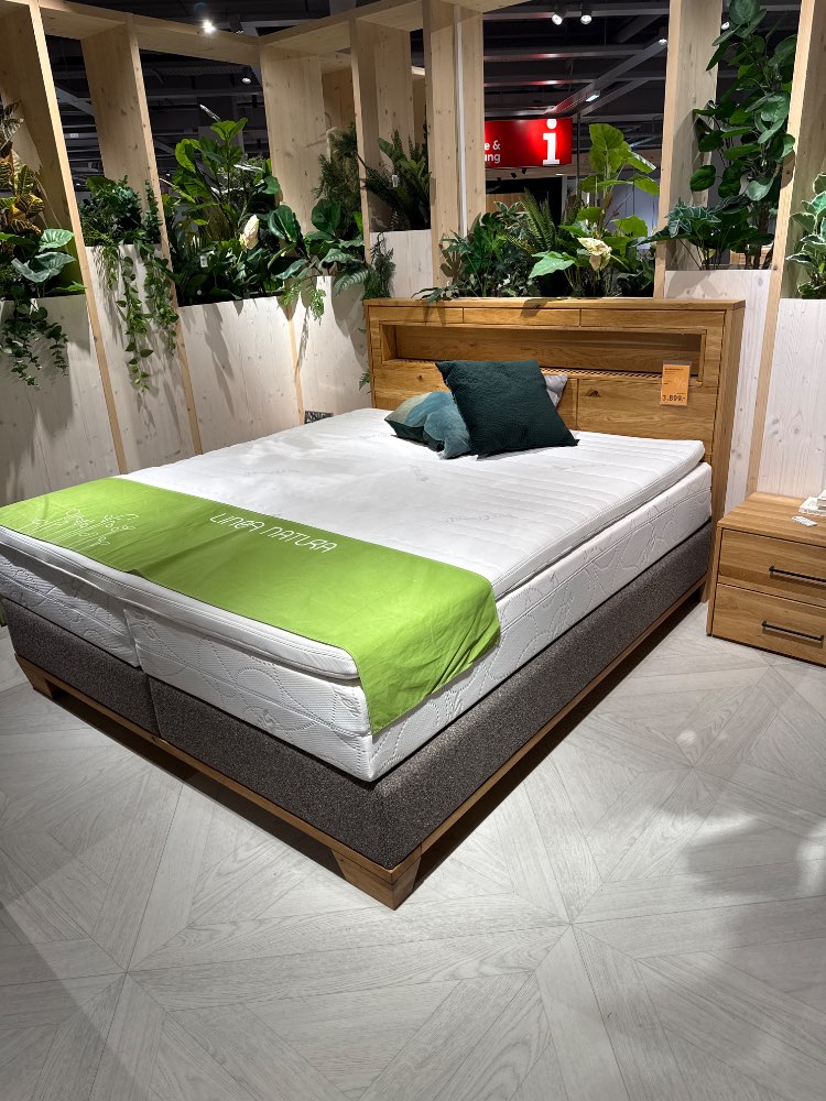 Boxspringbett, 180×200, Eiche, XXXLutz