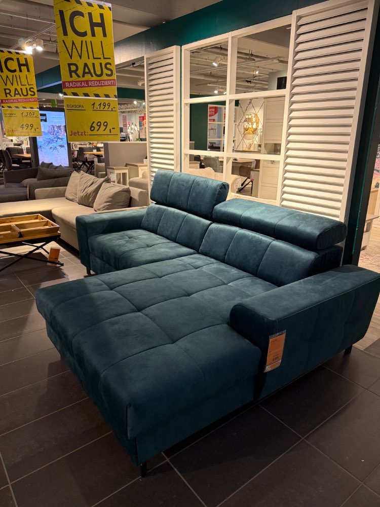 Ecksofa Petrolfarben – XXXLutz Fellbach