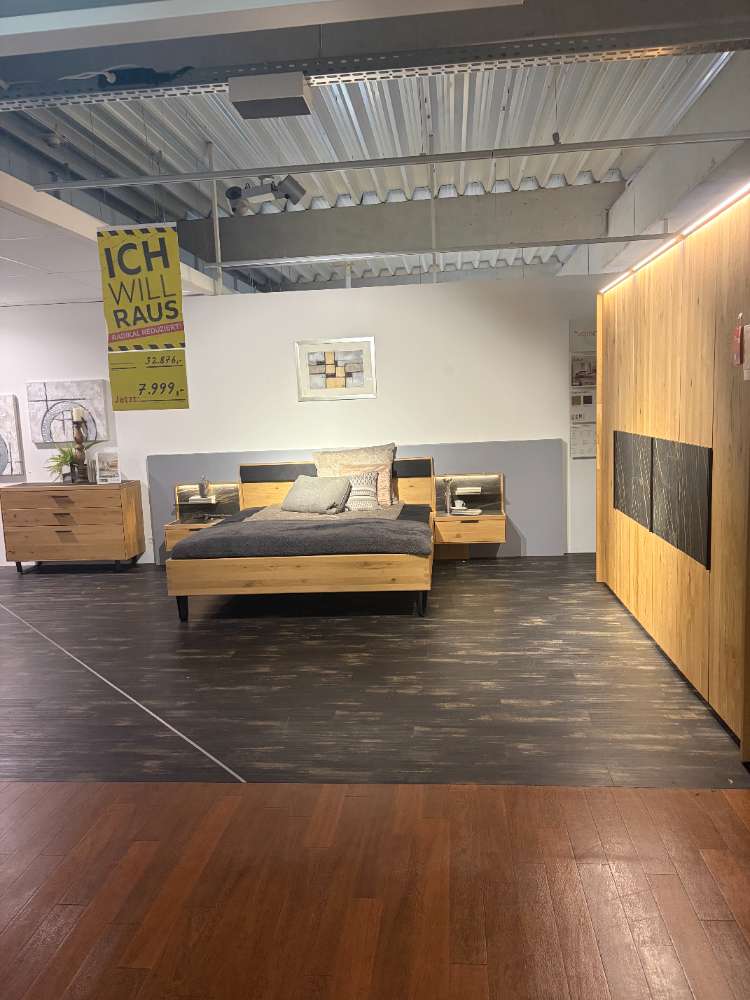 MÖBEL, VALDERA, SCHLAFZIMMER KOMPLETT, WILDEICHE MASSIV, XXXLUTZ