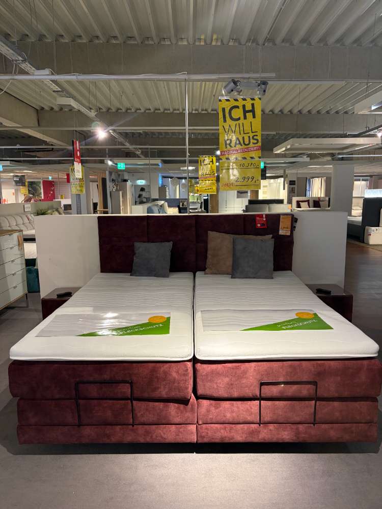 MÖBEL, BELDOMO, BOXSPRINGBETT, LGF. 200X200, MOTORISCH, XXXLUTZ