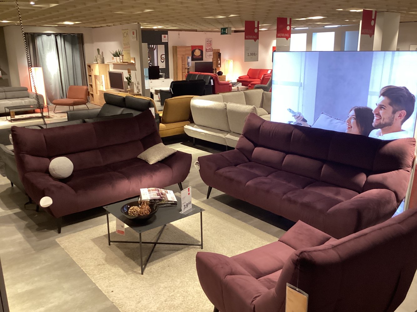 Möbel Sofa 3-2-1 Gruppe Melissa Xora XXXLutz Hirschaid