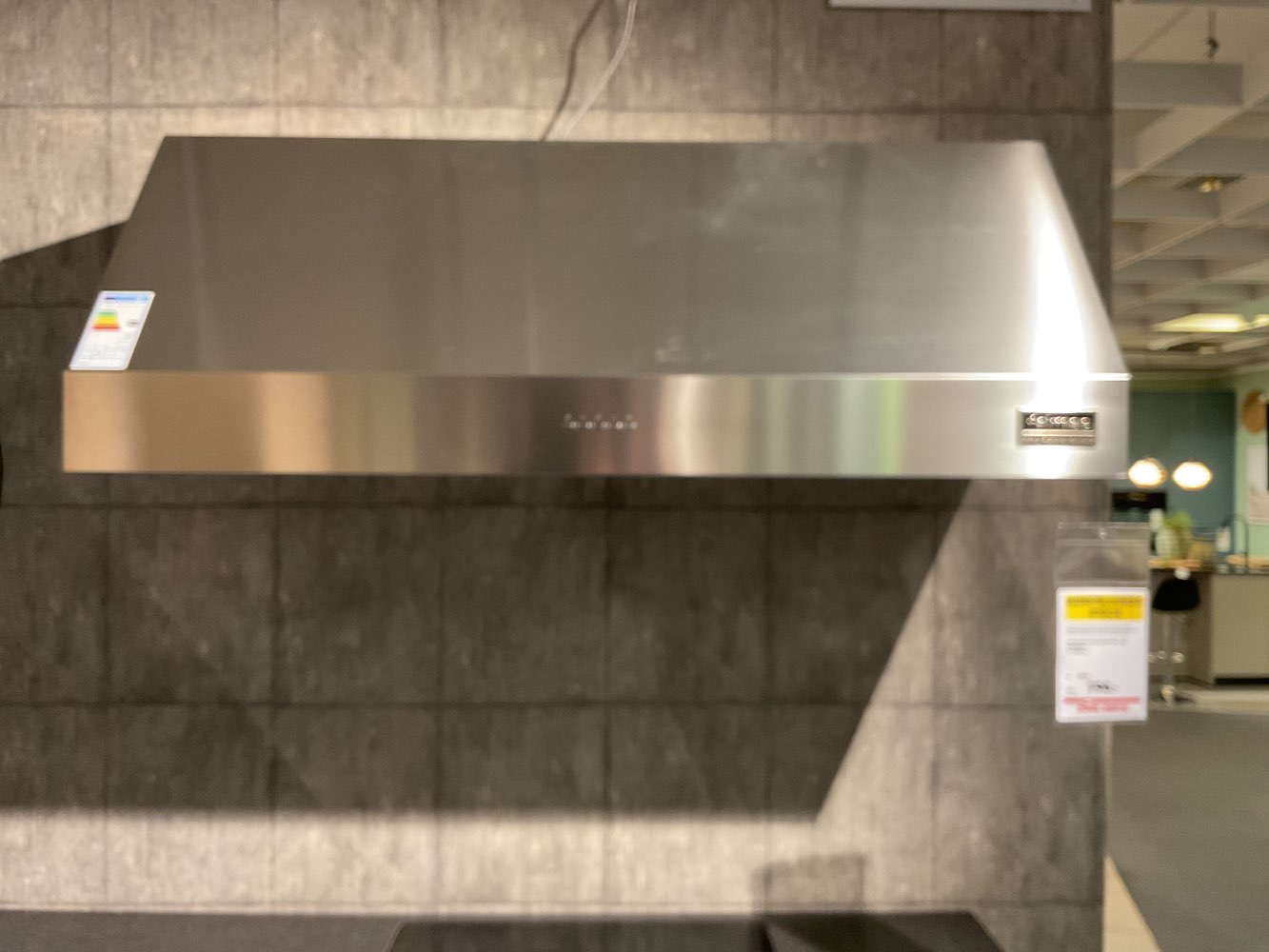 Wandhaube Zeus Pro 120 Edelstahl