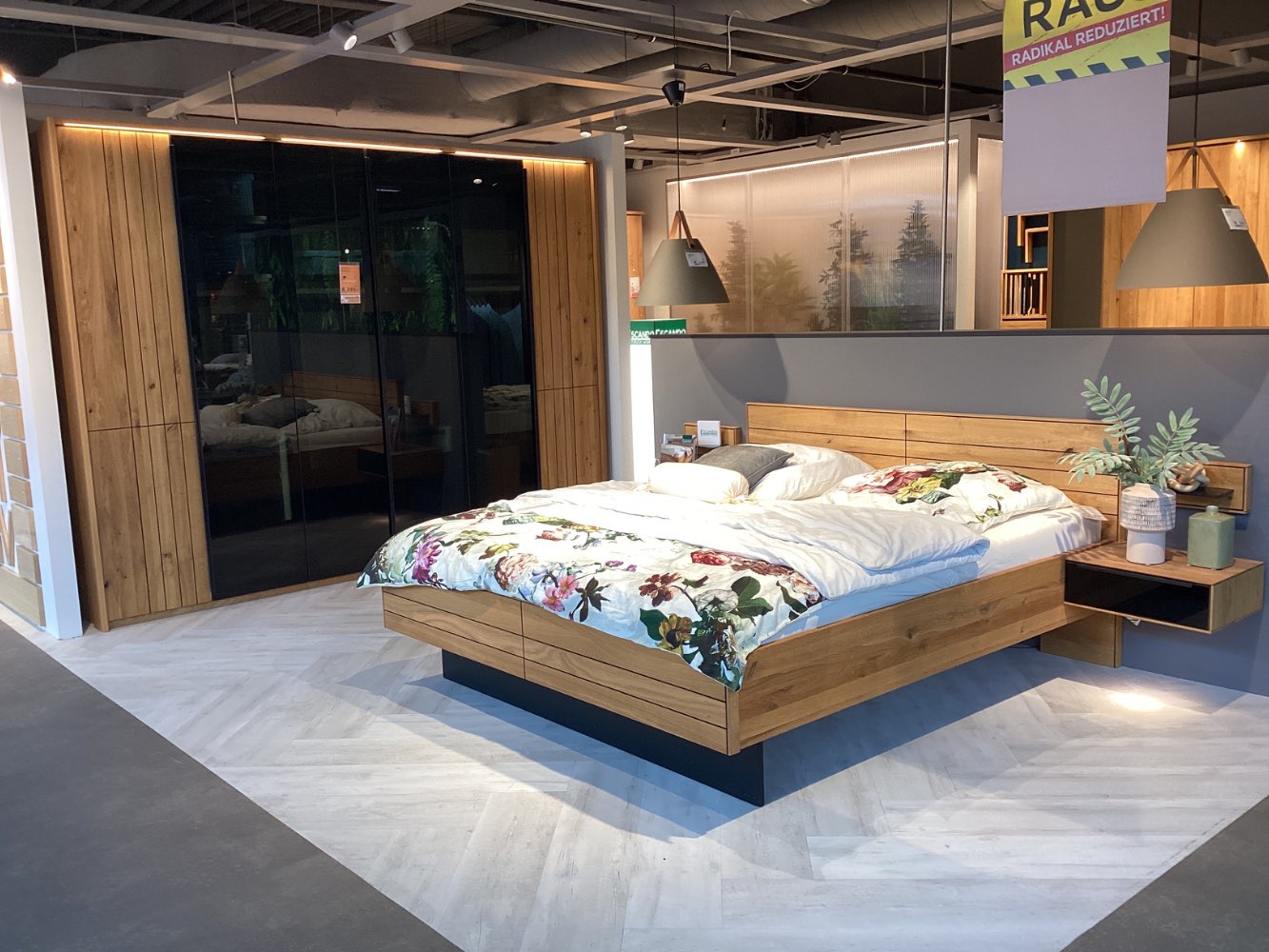Möbel, Komplettes Schlafzimmer, Incasa Ranura, Asteiche