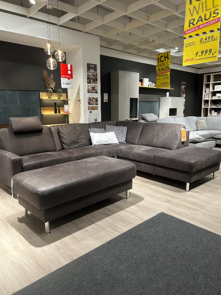 Dieter Knoll Ecksofa + Hocker