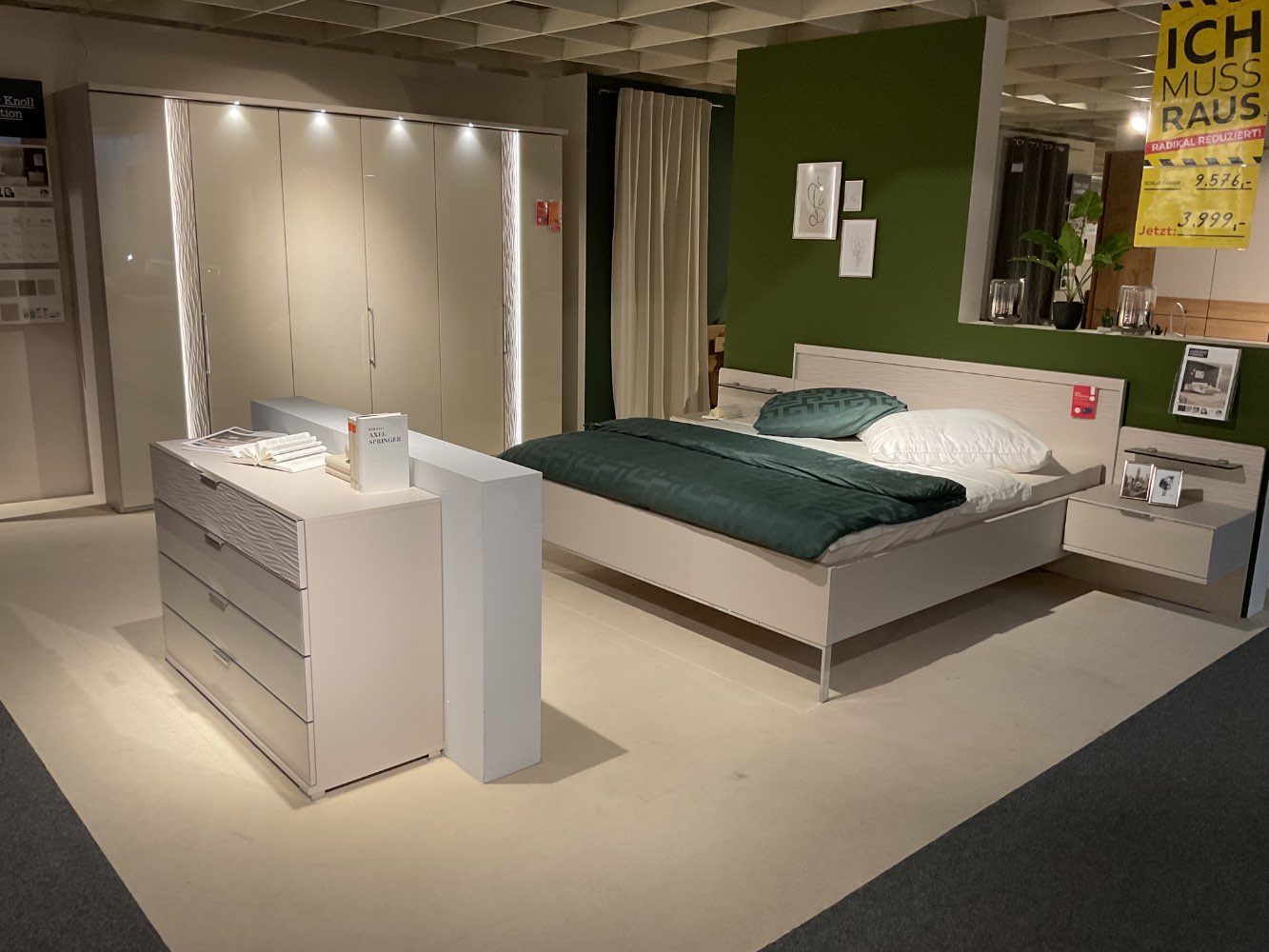 Möbel,DieterKnoll,Schlafzimmer Fano,Champagner,LED,XXXLutz