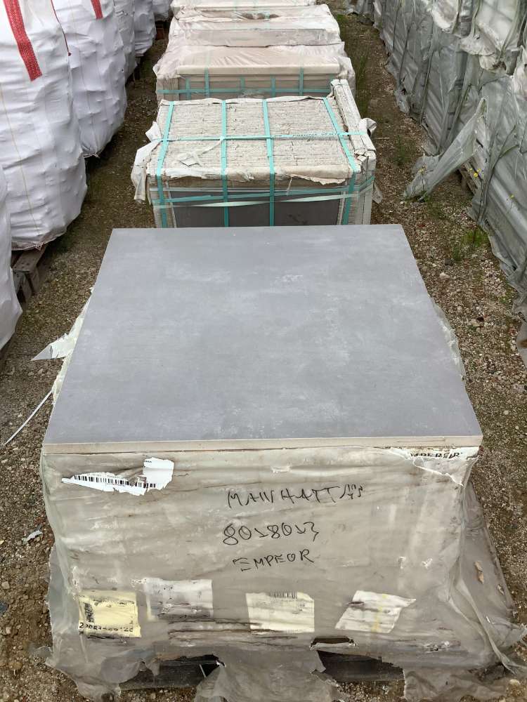 ⭐️ SONDERPOSTEN ⭐️ – Terrassenpl., Keramik, Betonopt. mittelgrau