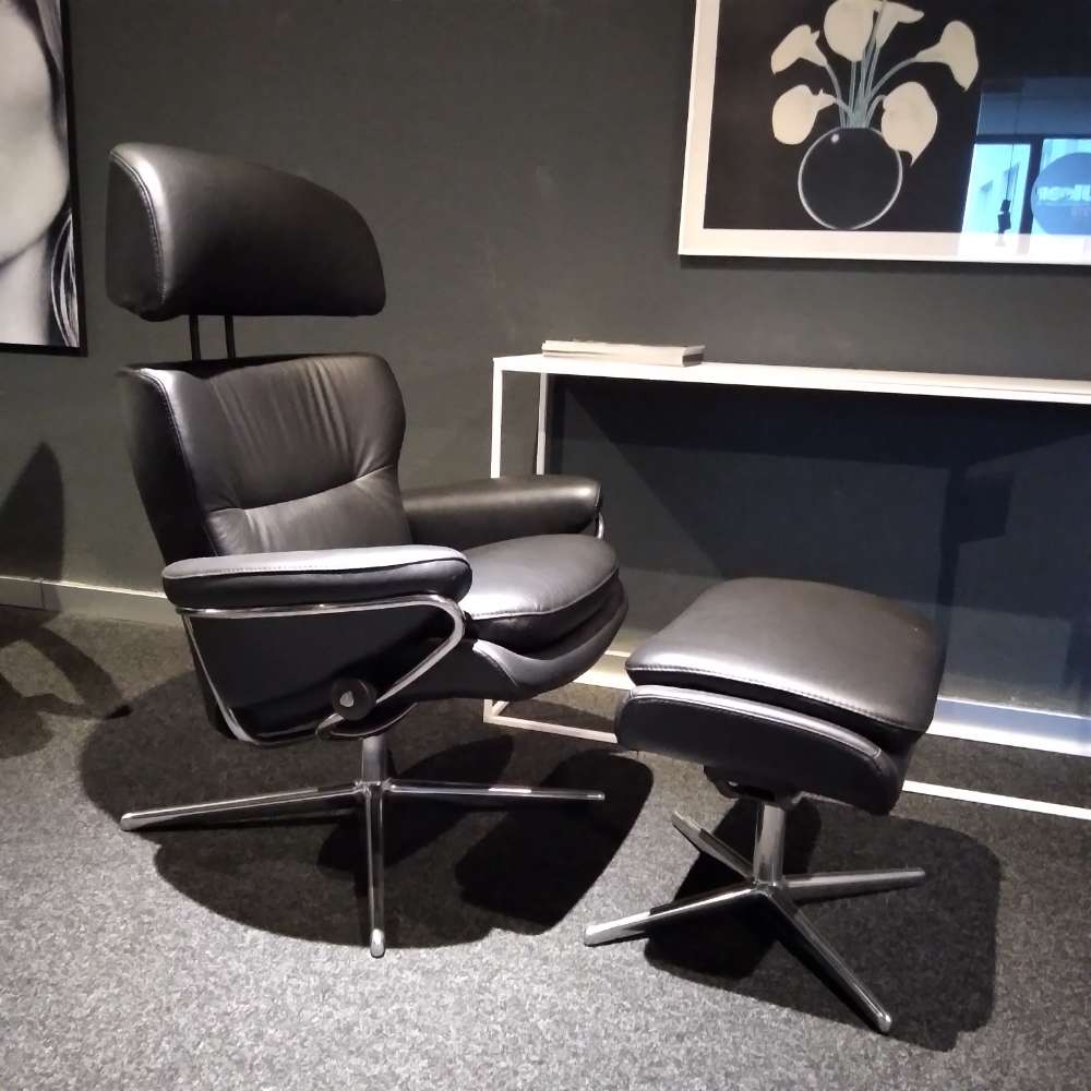 Sessel Rome mit Hocker