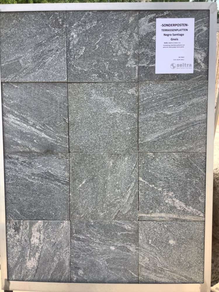 ⭐️ SONDERPOSTEN ⭐️ – Terrassenplatten NEGRO SANTIAGO -Gneis-