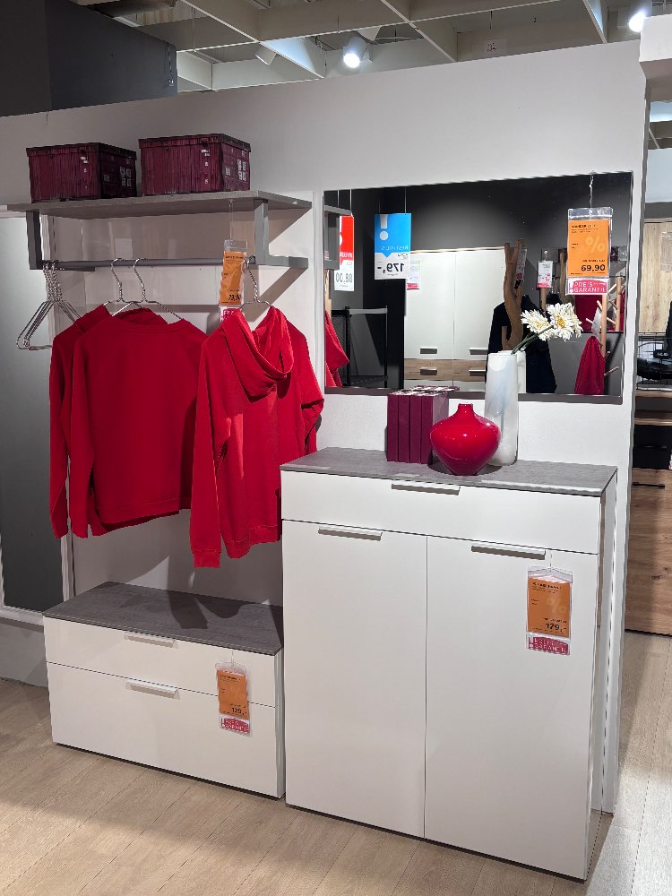 Möbel, Garderobe, Betonoptik, XXXLutz