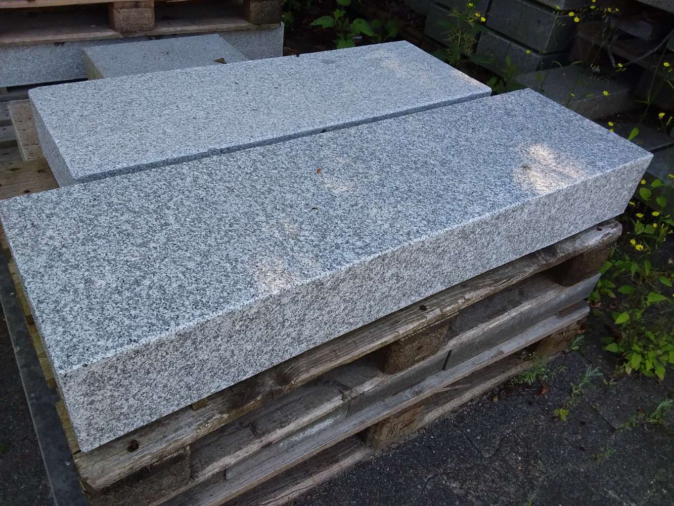 Granit Blockstufen 15x35x120 cm Stufen Naturstein