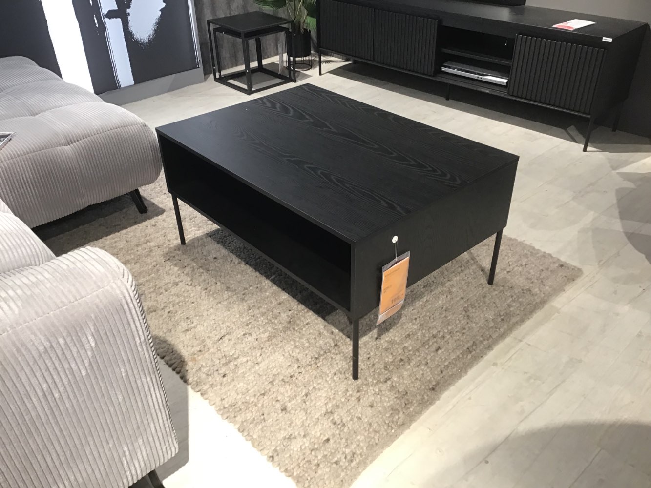 XXXLutz Ausstellungsstück Möbel Couchtisch Noto Schwarz Stauraum