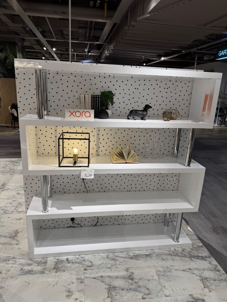 Regal Weiß Hochglanz Chrom XXXLutz Heilbronn