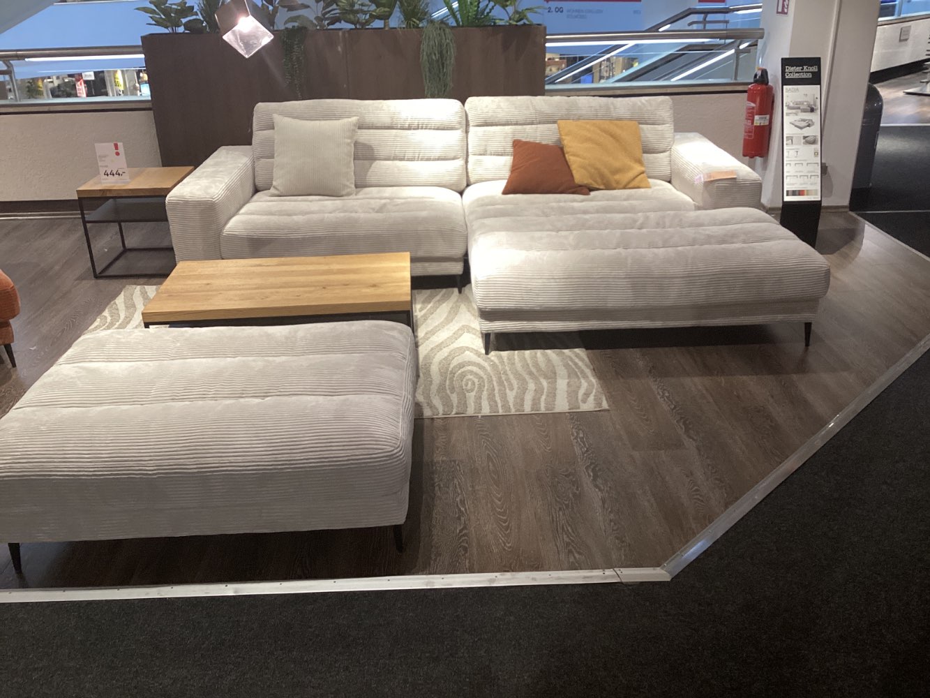 Möbel Ecksofa Dieter Knoll Badia mit Hocker XXXLutz Hirschaid