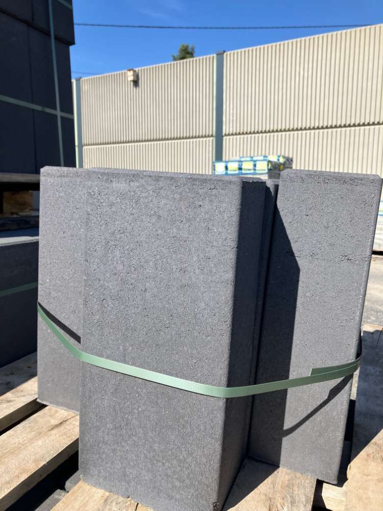 Vios Palisaden BETONGLATT Anthrazit 18,75x12x40 cm ( 2.Wahl )