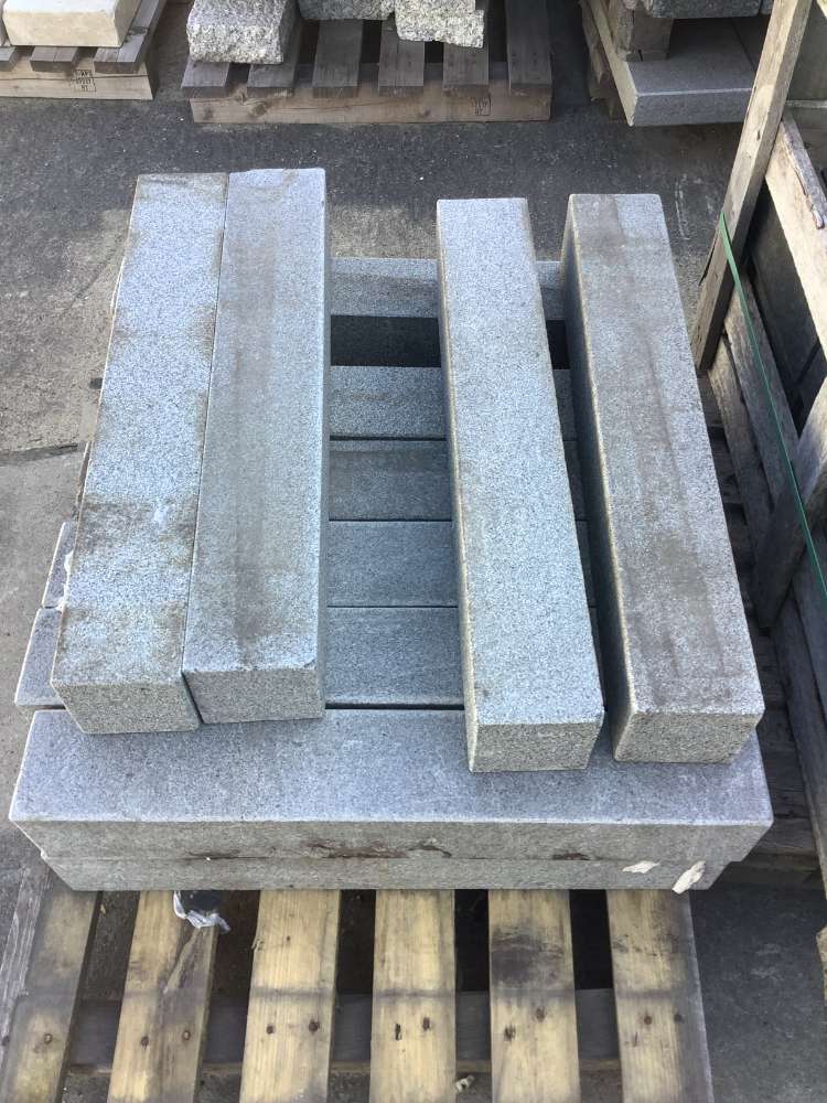 ⭐️ SONDERPOSTEN ⭐️ – Palisaden, Granit, anthrazit, 12x12x75cm
