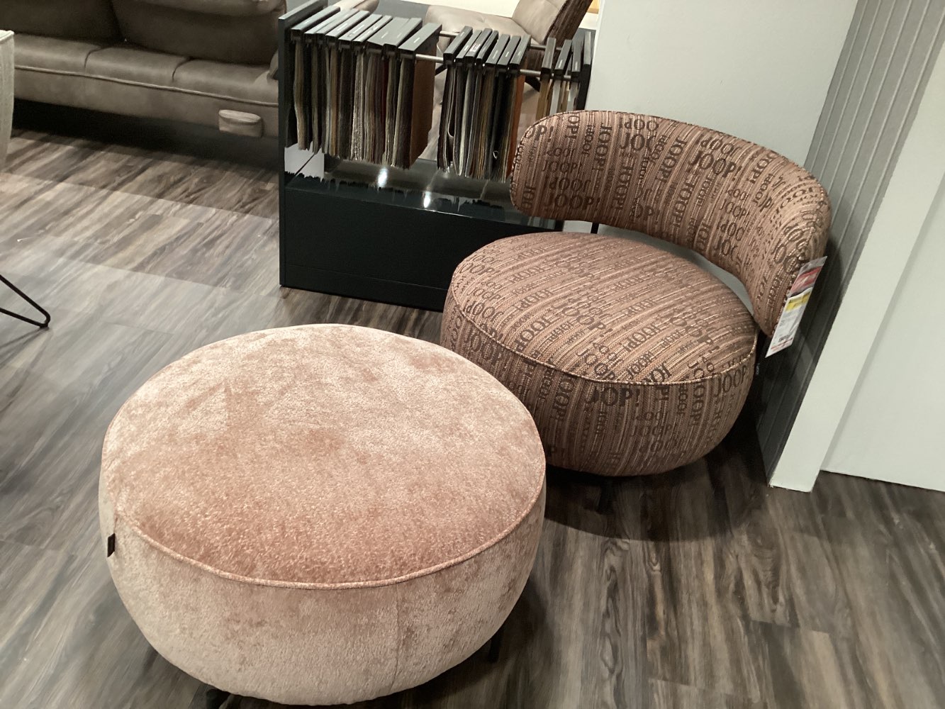 Sessel mit hocker