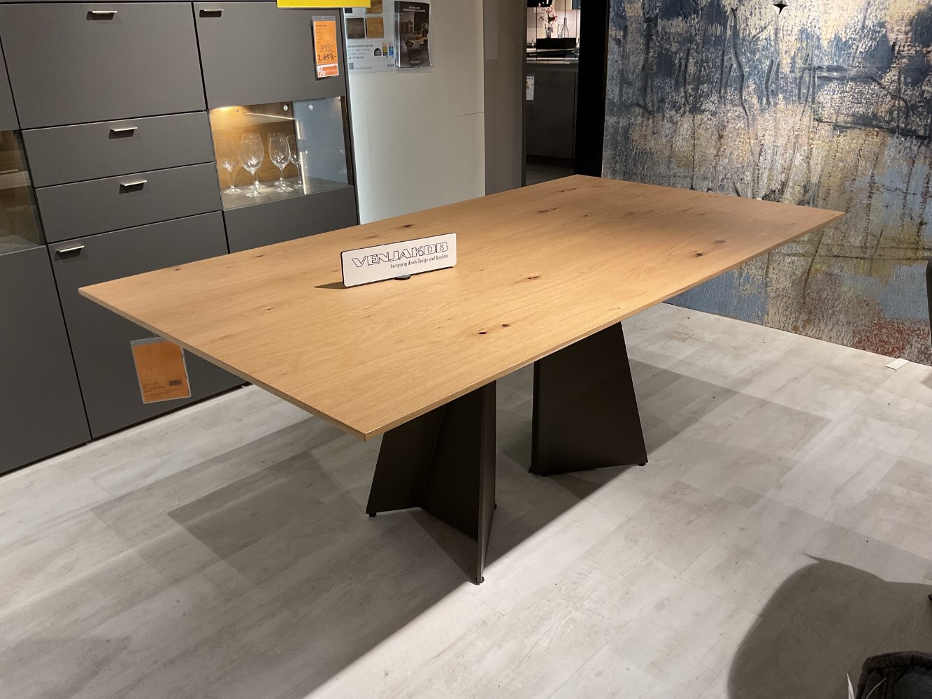 XXXLutz Ausstellungsstück Möbel Esstisch Mec Eiche grau