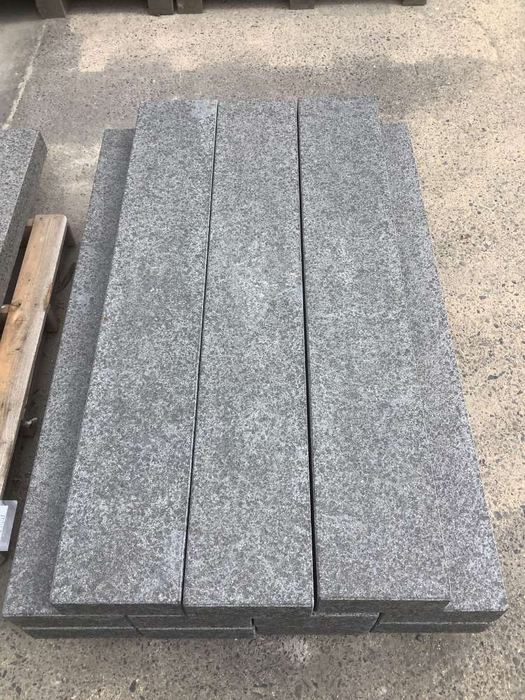 ⭐️ SONDERPOSTEN ⭐️ – Palisaden, Basanit, schwarz, 8x20x125cm