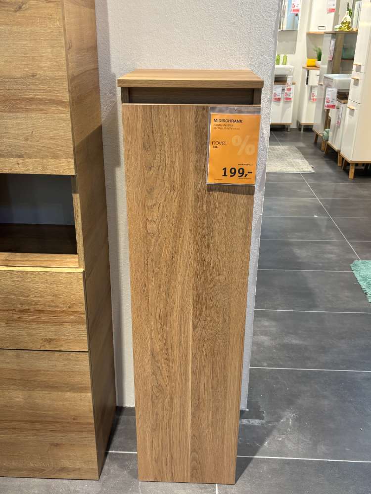 Möbel, Badezimmer Midischrank Holzfarben, XXXLutz