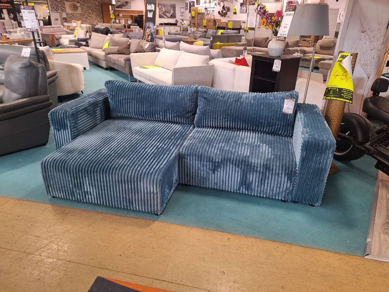 Ecksofa Couch L-Form Sofa Schlaffunktion statt 799€