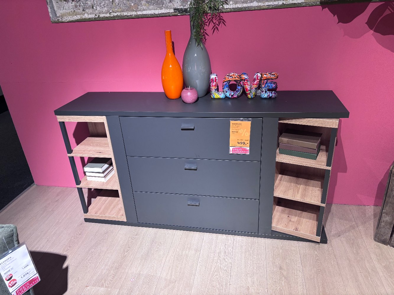 Möbel, Sideboard, grau, XXXLutz Blankenburg