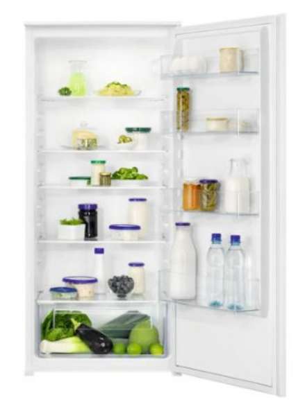 Kühlschrank mit Schlepptür-Technik in weiß
