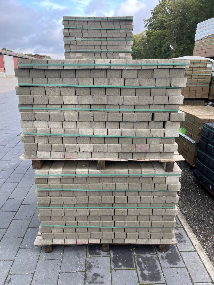 BE Rechteckpflaster 6cm grau, Sonderposten