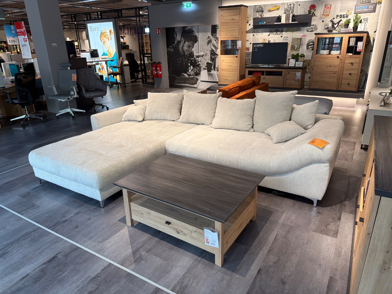 Möbel, Ecksofa Beige, XXXLutz