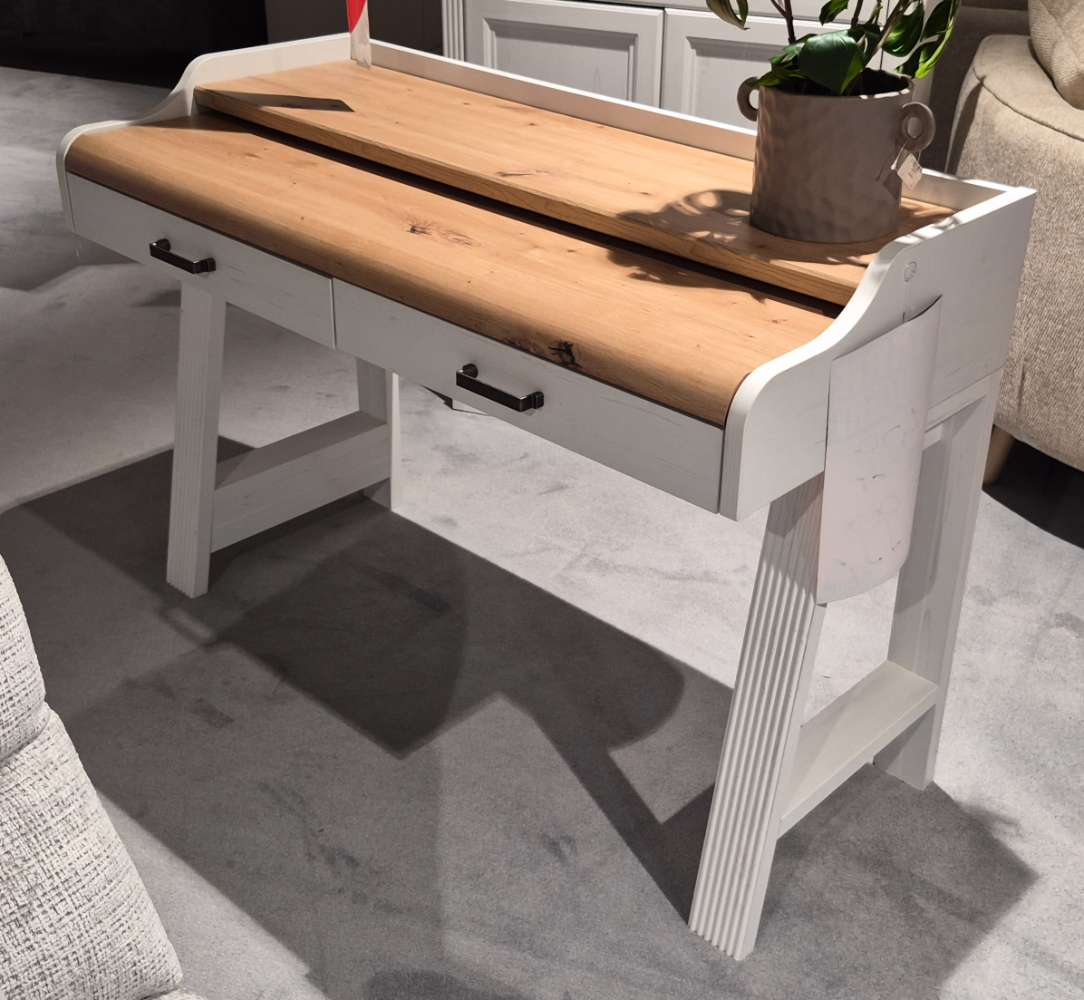 Sekretär Pinie hell Griff Metall antik BHT ca 120x84x53cm