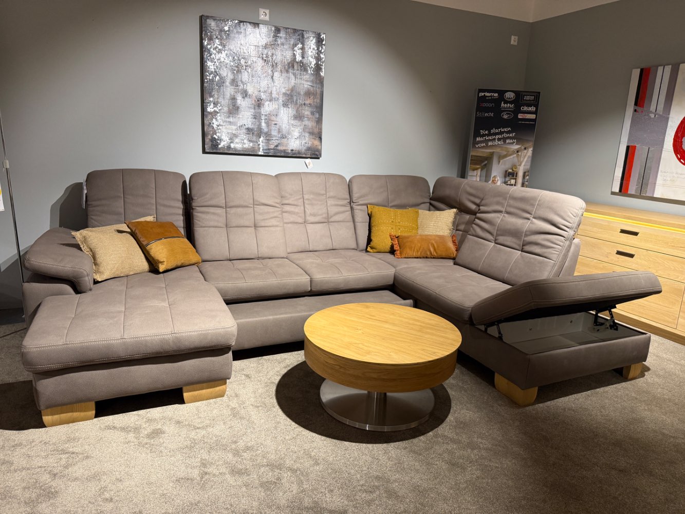 Bigsofa-Wohnlandschaft