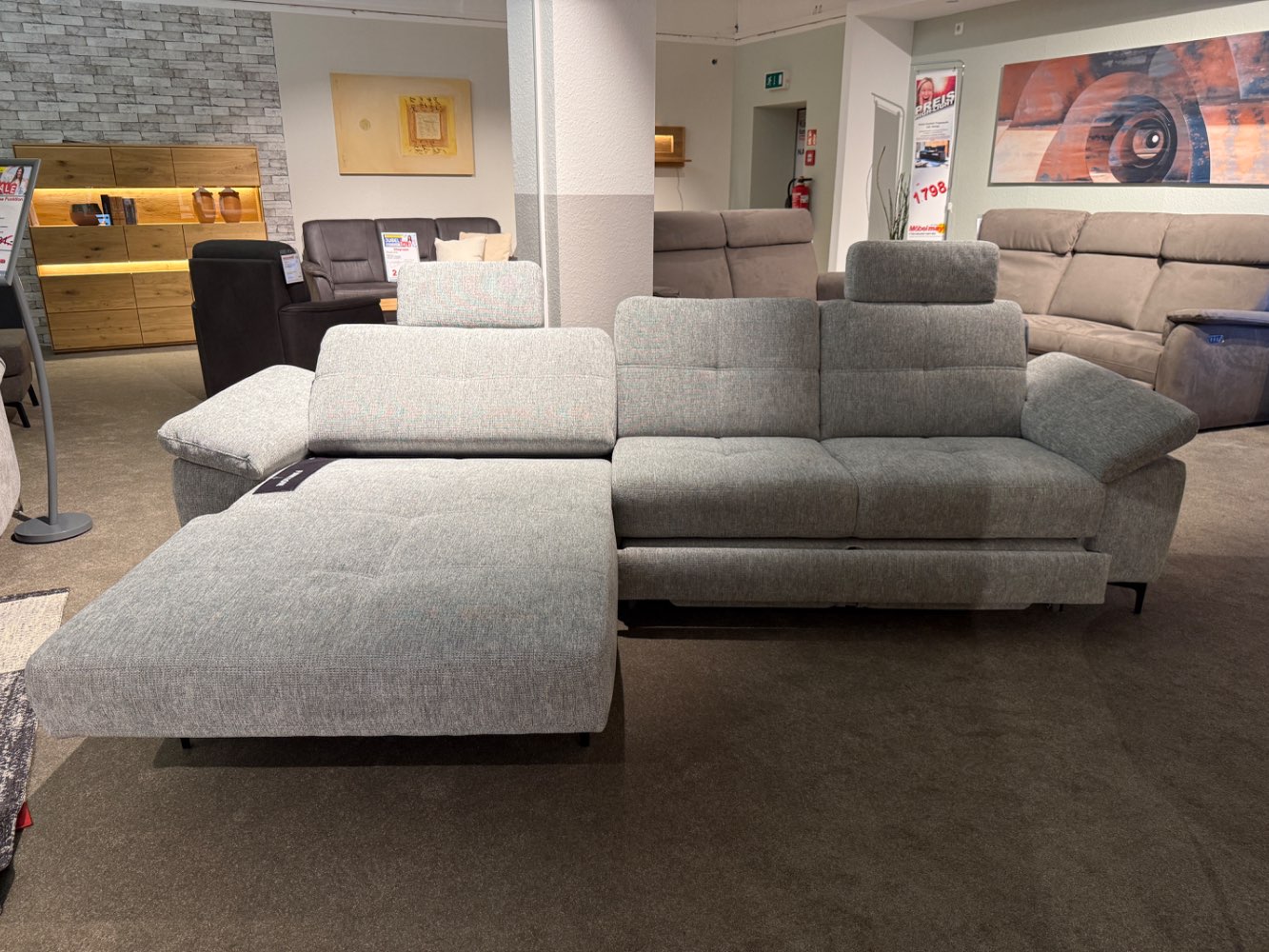 Ecksofa-Funktionssofa-Couch
