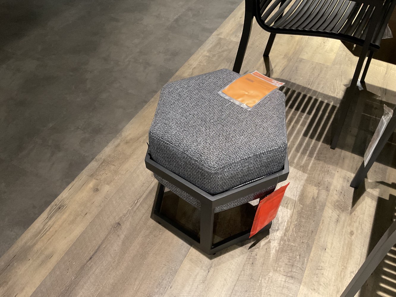 XXXLutz Ausstellungsstück Möbel Loungehocker Pentas silbergrau