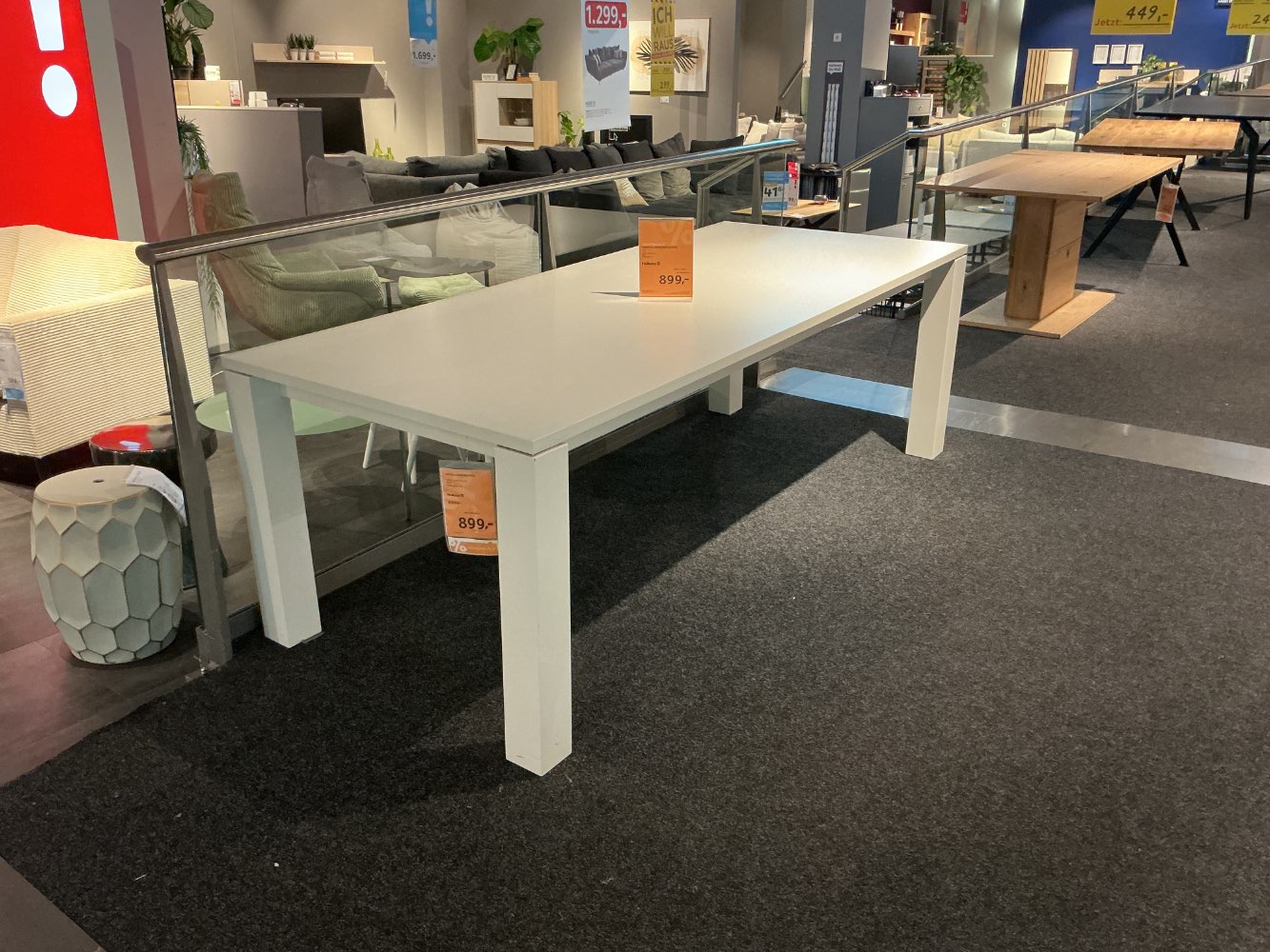 Esstisch Hülsta 200x95x75cm weiß – XXXLutz Fellbach