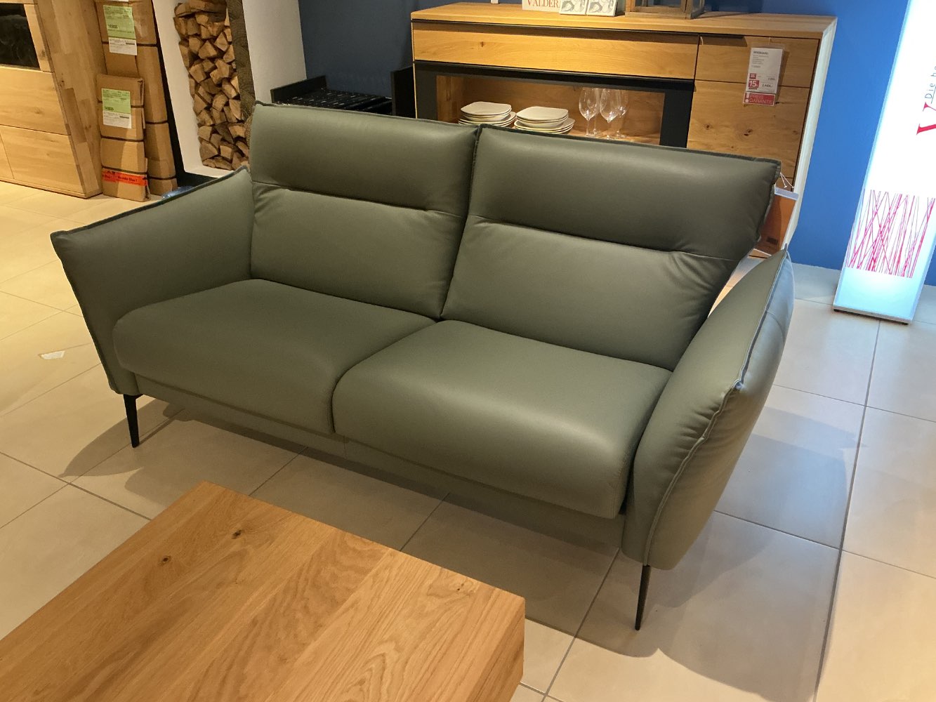 ERPO 2-Sitzer Echtleder mint – XXXLutz Fellbach
