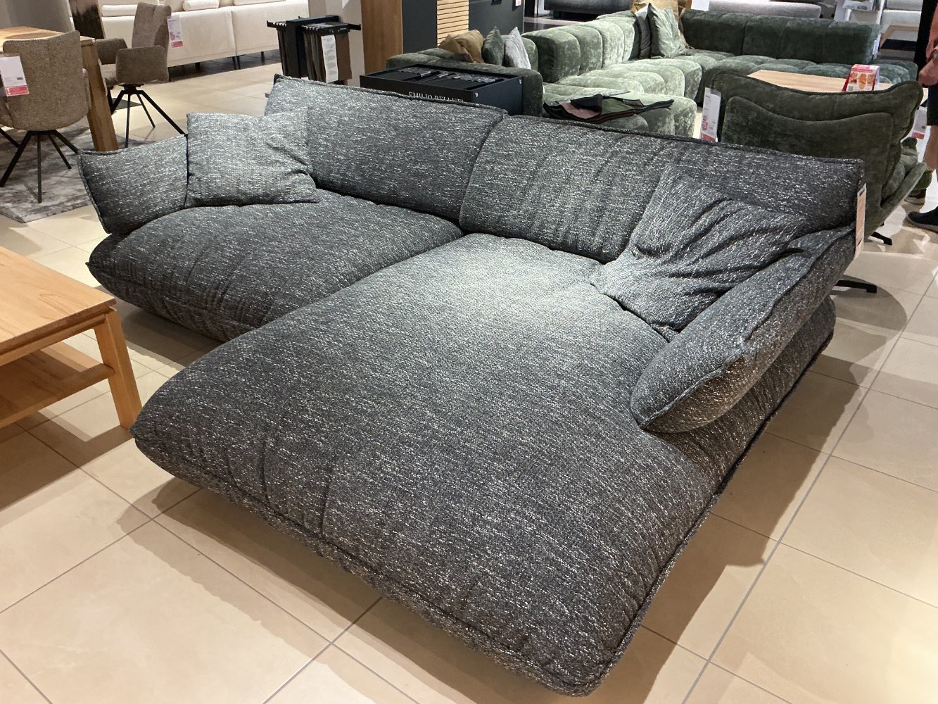 BELLUTI Ecksofa anthrazit 264×185 cm – XXXLutz Fellbach