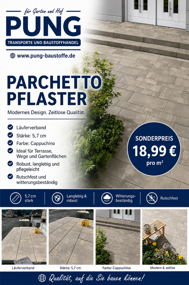 Parchetto Largo Läuferverband 5,7 cm cappuchino (Restposten)