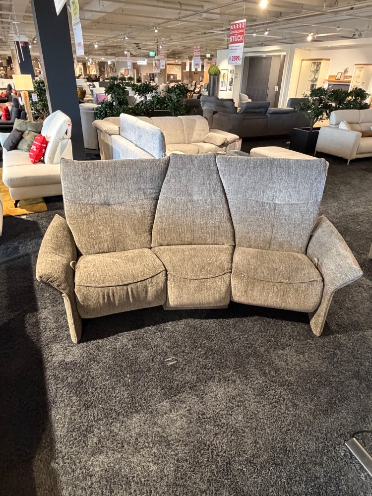 Trapezsofa/Stoffbezug sudan