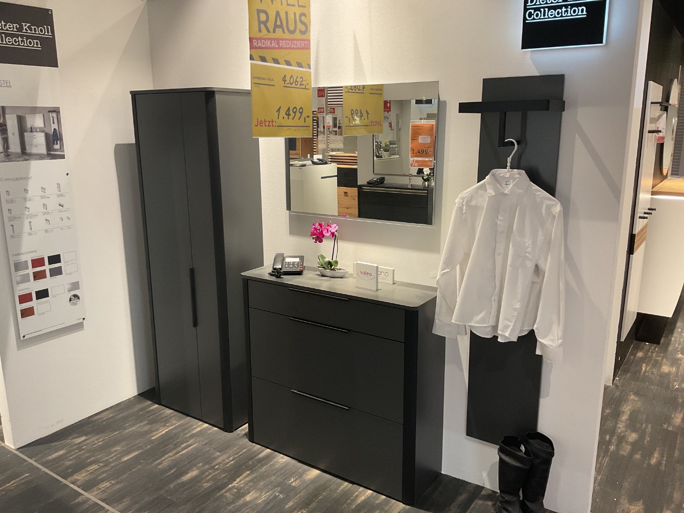 Garderobe 4 teilig