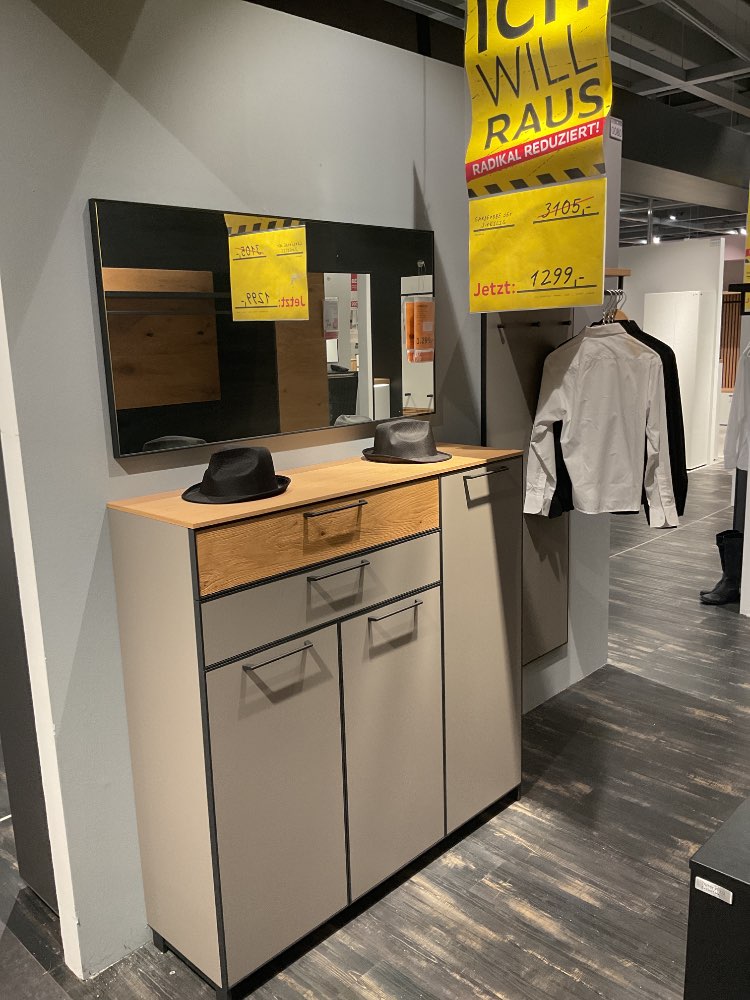 Garderobe 3 teilig