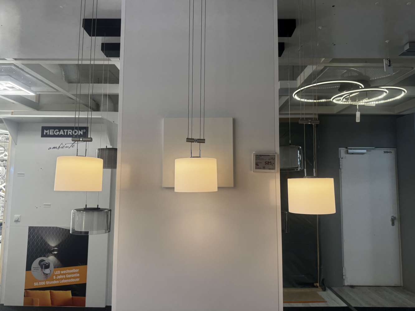 BANKAMP LED-HÄNGELEUCHTE 2137/3-92 GRAZIA